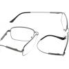 imageEyekepper Progressive Readers 3 Levels Vision Multifocus Glasses Anti UV Reading Glasses Men Bendable Memory Frame Gunmetal 100Gunmetal