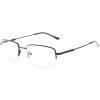 imageEyekepper Progressive Readers 3 Levels Vision Multifocus Glasses Anti UV Reading Glasses Men Bendable Memory Frame Gunmetal 100M1702 Black