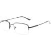 imageEyekepper Progressive Readers 3 Levels Vision Multifocus Glasses Anti UV Reading Glasses Men Bendable Memory Frame Gunmetal 100M1702 Black