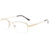 imageEyekepper Progressive Readers 3 Levels Vision Multifocus Glasses Anti UV Reading Glasses Men Bendable Memory Frame Gunmetal 100M1702 Gold