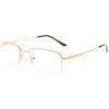 imageEyekepper Progressive Readers 3 Levels Vision Multifocus Glasses Anti UV Reading Glasses Men Bendable Memory Frame Gunmetal 100M1702 Gold
