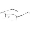 imageEyekepper Progressive Readers 3 Levels Vision Multifocus Glasses Anti UV Reading Glasses Men Bendable Memory Frame Gunmetal 100M1702 Gunmetal