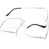 imageEyekepper Progressive Readers 3 Levels Vision Multifocus Glasses Anti UV Reading Glasses Men Bendable Memory Frame Gunmetal 100M1702 Silver