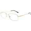imageEyekepper Progressive Readers 3 Levels Vision Multifocus Glasses Anti UV Reading Glasses Men Bendable Memory Frame Gunmetal 100Gold