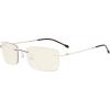 imageEyekepper Rimless Progressive Glasses Multifocus Readers Blue Light Filter Reading Eyeglasses Men WomenGold