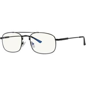 imageEyekepper 3 Levels Vision Multifocus Reading Glasses UV Protection Progressive Readers Men Women Bendable Memory FrameGunmetal