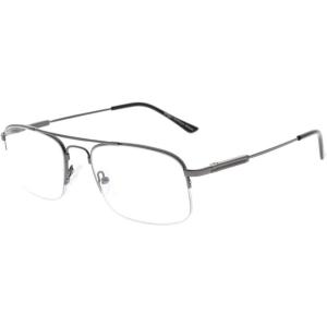 imageEyekepper 3 Levels Vision Multifocus Reading Glasses UV Protection Progressive Readers Men Women Bendable Memory FrameM1706 Gunmetal