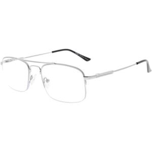 imageEyekepper 3 Levels Vision Multifocus Reading Glasses UV Protection Progressive Readers Men Women Bendable Memory FrameM1706 Silver