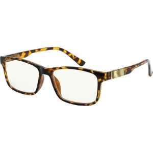 imageEyekepper Progressive Multifocus Reading Glasses Blue Light Blocking for Men No Line Multifocal ReadersBrownTortoisemr008n