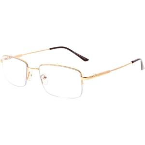 imageEyekepper Progressive Readers 3 Levels Vision Multifocus Glasses Anti UV Reading Glasses Men Bendable Memory Frame Gunmetal 100M1702 Gold