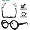 imageEyekepper 4Pack Progressive Multifocus Reading Glasses Blue Light Blocking Round Women No Line Multifocal Readers4 Pack Mix Color