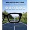 imageEyekepper 4Pack Progressive Multifocus Reading Glasses Blue Light Blocking Women No Line Multifocal Readers 104 Pack Mix Color