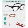 imageEyekepper 4Pack Progressive Multifocus Reading Glasses for Women Half Moon Multifocal Readers 104 Pack Mix Color