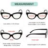 imageEyekepper 4Pack Progressive Multifocus Reading Glasses for Women Half Moon Multifocal Readers 104 Pack Mix Color