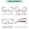 imageEyekepper 4Pack Progressive Multifocus Reading Glasses for Women Multifocal Readers Two Tone4 Pack Mix Color