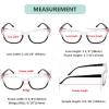 imageEyekepper 4pack Bifocal Reading Glasses Women Bifocal Readers Two Tone 204 Pack Clear Lens Mix Color