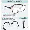 imageEyekepper 4pack Bifocal Reading Glasses Women Bifocal Readers Two Tone 204 Pack Clear Lens Mix Color