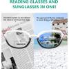 imageEyekepper 4pack Bifocal Reading Glasses Women Bifocal Readers Two Tone 204 Pack Clear Lens Mix Color