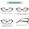 imageEyekepper 4pack Bifocal Reading Glasses Women Cat Eye Oversized Bifocal Readers4 Pack Clear Lens Mix Color