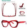 imageEyekepper 4pack Bifocal Reading Glasses Women Oval Lens Bifocal Readers4 Pack Clear Lens Mix Color