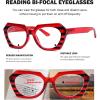 imageEyekepper 4pack Bifocal Reading Glasses Women Oval Lens Bifocal Readers4 Pack Clear Lens Mix Color