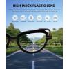 imageEyekepper 4pack Multifocal Reading Glasses Blue Light Blocking Cateye Progressive Multifocus Readers Women 104 Pack Mix Color