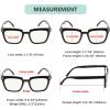 imageEyekepper 4pack Multifocal Reading Glasses Blue Light Blocking Progressive Multifocus Readers Women 1004 Pack Mix Color