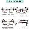 imageEyekepper 4pack Multifocal Reading Glasses Blue Light Blocking Progressive Multifocus Readers Women Floral Pattern Design4 Pack Mix Color