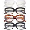 imageEyekepper 4pack Progressive Readers Women  Multifocus Reading Glasses Blue Light Blocking4 Pack Mix Color