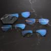 imageEyekepper 4pack Rimless Bifocal Reading Glasses Blue Light Blocking Half Moon Bifocal Readers4 Pack Mixedcolor Bifocal Reading Glasses Blue Light Blocking