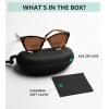 imageEyekepper 4packing Oversize Cateye Bifocal Sunglasses for Women Reading Tinted Lens4pcs Grey Lensmix
