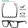 imageEyekepper 5Pack Progressive Multifocus Reading Glasses Large Frame Blue Light Blocking No Line Multifocal Readers5 Pack Mix Color