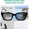 imageEyekepper Bifocal Reading Glasses Women Stylish Bifocal Readers Clear Lens Oversize  Tortoise 200BlackGrey Lens
