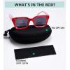 imageEyekepper Bifocal Reading Glasses Women Stylish Bifocal Readers Clear Lens Oversize  Tortoise 200RedGrey Lens