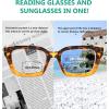 imageEyekepper Bifocal Reading Glasses Women Stylish Bifocal Readers Clear Lens Oversize  Tortoise 200TortoiseClear Lens