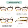 imageEyekepper Bifocal Reading Glasses Women Stylish Bifocal Readers Clear Lens Oversize  Tortoise 200TortoiseClear Lens