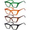 imageEyekepper 4Pack Progressive Multifocus Reading Glasses Blue Light Blocking No Line Multifocal Readers Cat Eye4 Pack Mix Color