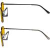 imageEyekepper 3pack Readers Rectangular Spring Temple Large Metal Reading Glasses Men Black 250Blue Light Blockingb902 Pairs