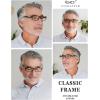 imageEyekepper 4 Pack Comfort Reading Glasses include Reader Sunglasses for Men Reading 075Blue Light Blockingb403 Pairs