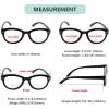 imageEyekepper 4Pack Bifocal Reading Glasses Women Cateye Style Bifocal Readers4pcs Clear Lensmix