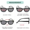 imageEyekepper 4Pack Bifocal Reading Glasses Women Cateye Style Bifocal Readers4pcs Grey Lensmix