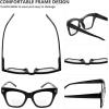 imageEyekepper 4Pack Bifocal Reading Glasses Women Large Frame Bifocal Readers4pcs Clear Lensmix