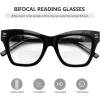 imageEyekepper 4Pack Bifocal Reading Glasses Women Large Frame Bifocal Readers4pcs Clear Lensmix