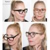 imageEyekepper 4Pack Bifocal Reading Glasses Women Large Frame Bifocal Readers4pcs Clear Lensmix