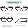 imageEyekepper 4Pack Bifocal Reading Glasses for Women Cateye Bifocal Readers4 Pack Clear Lens Mix Color