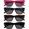imageEyekepper 4Pack Bifocal Reading Glasses for Women Cateye Bifocal Readers4 Pack Grey Lens Mix Color