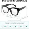 imageEyekepper 4Pack Large Frame Bifocal Reading Glasses Women Bifocal Readers 2004pcs Clear Lensmix