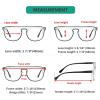 imageEyekepper 4pack Bifocal Reading Glasses Bifocal Readers Double Color4 Pack Clear Lens Mix Color