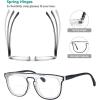 imageEyekepper 4pack Bifocal Reading Glasses Bifocal Readers Double Color4 Pack Clear Lens Mix Color