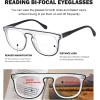 imageEyekepper 4pack Bifocal Reading Glasses Bifocal Readers Double Color4 Pack Clear Lens Mix Color